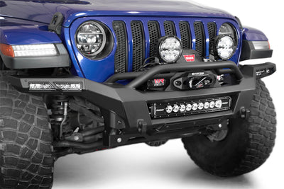 Clevis mounts on the Phantom Winch Front Bumper for the 2018-2024 Jeep JL/JT