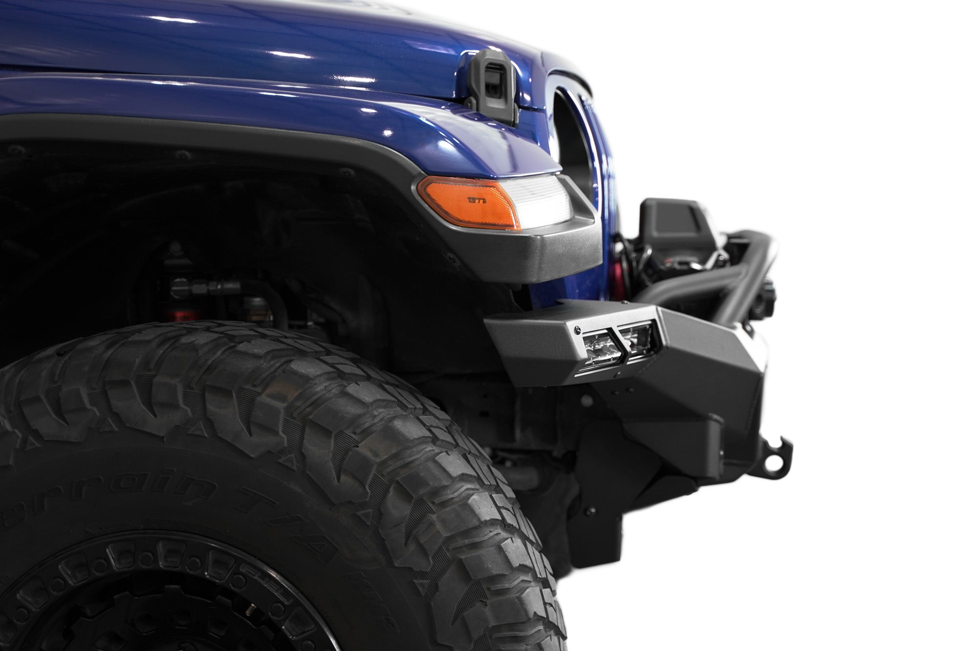 Full width Phantom Winch Front Bumper for the 2018-2024 Jeep JL/JT