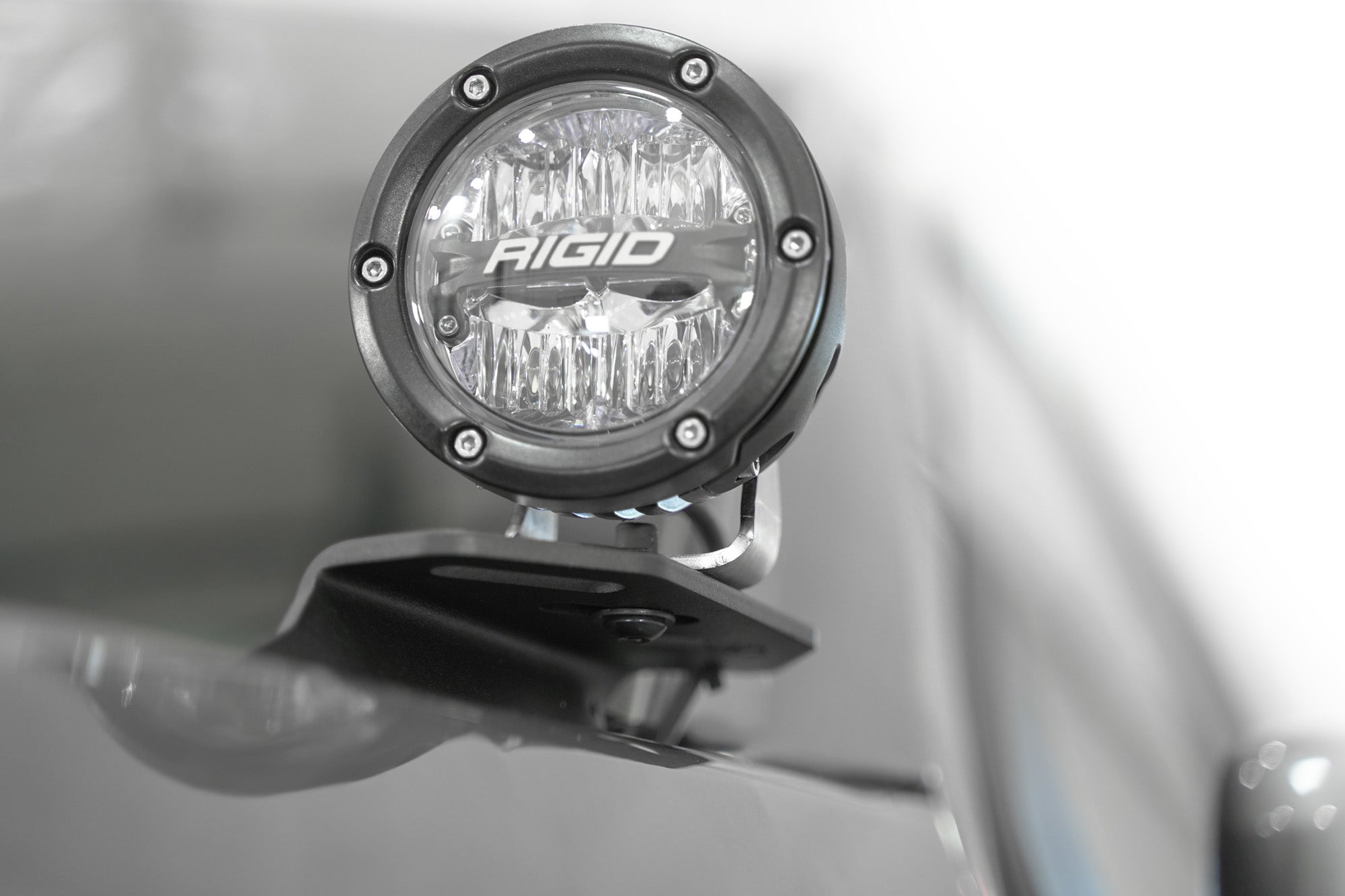 Ditch Light Brackets on the 2021-2024 Ford F-150 & Raptor with Rigid Light
