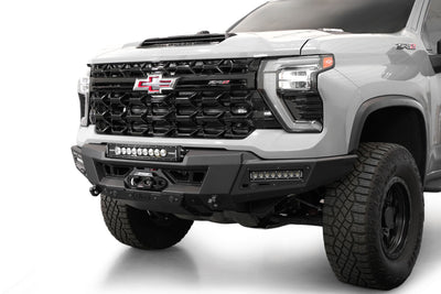 Phantom Winch Front Bumper for the 2024 Chevy Silverado 2500 with hammer black powder coat