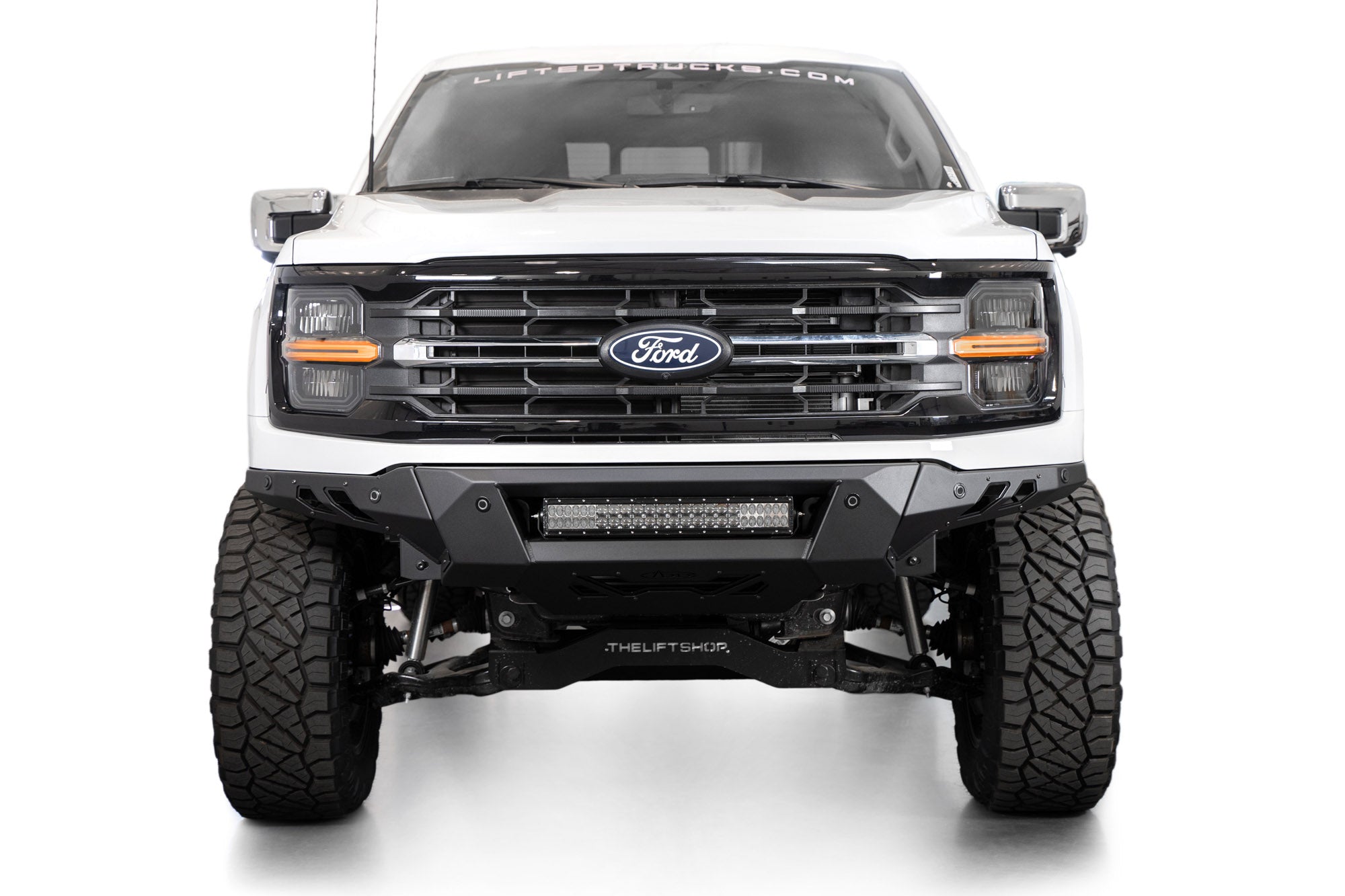 Front View of the 2024 Ford F-150 Black Label Front Bumper