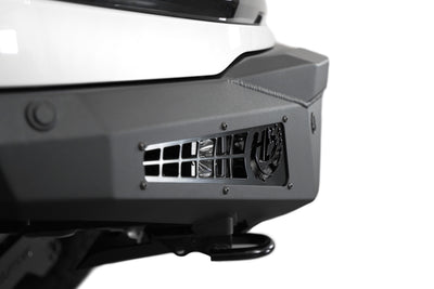 Close-up side view of the 2024 Ford F-150 HoneyBadger Front Bumper