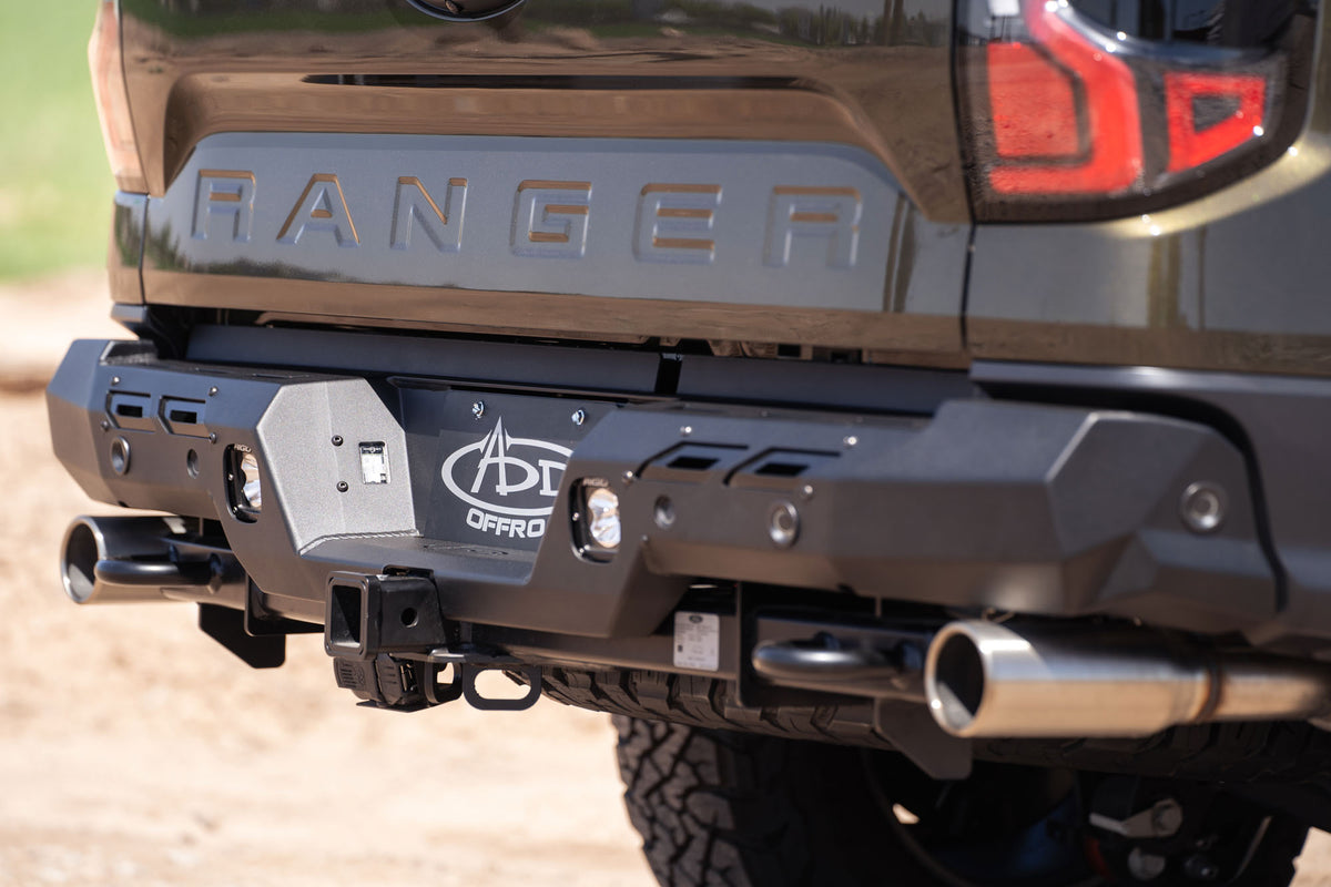 Phantom Rear bumper for the Ford Ranger Raptor. Retains all OEM Functions.