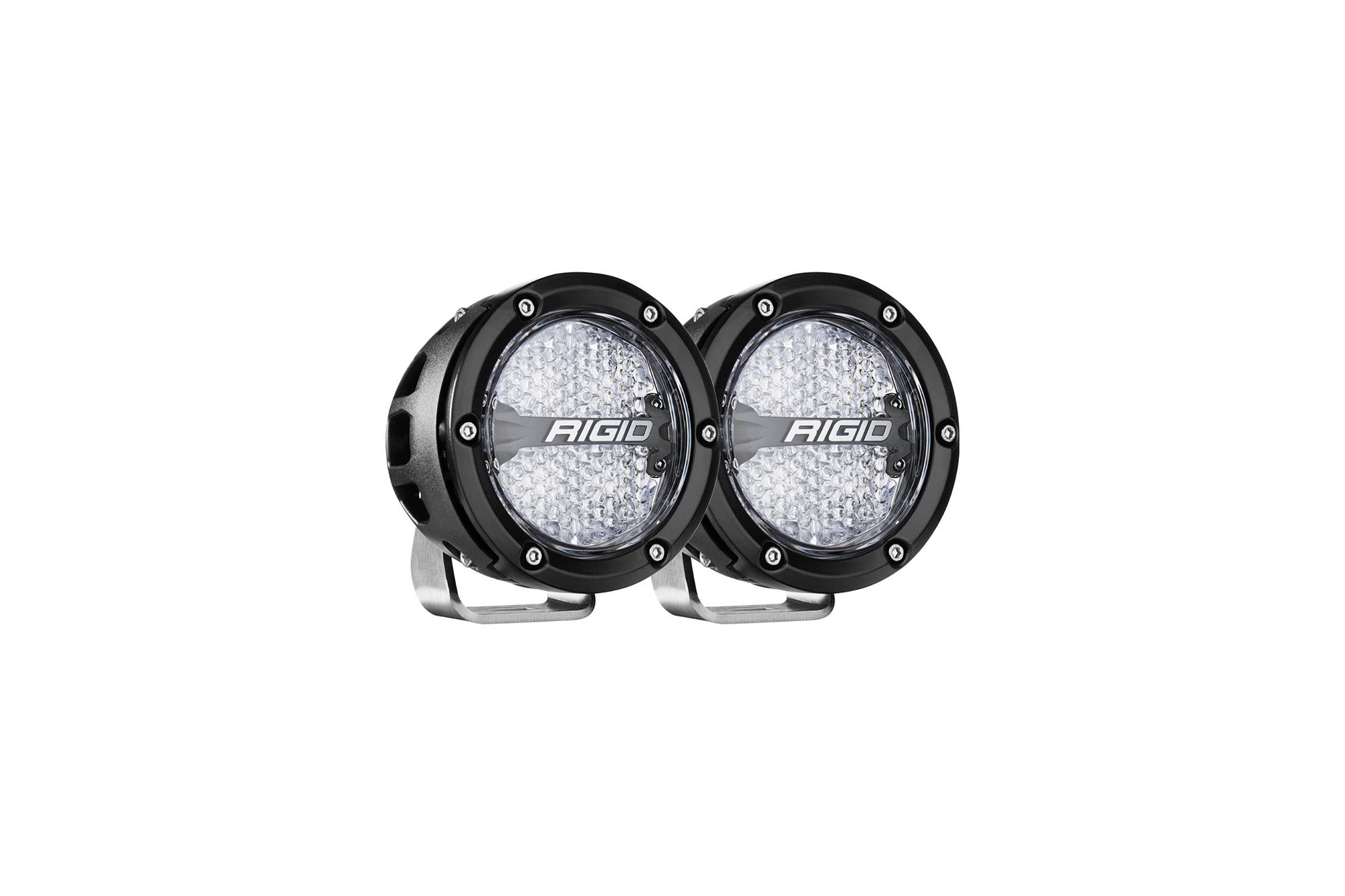 360-Series RGBW 4 Inch Diffused Optic with RGBW Backlight Pods