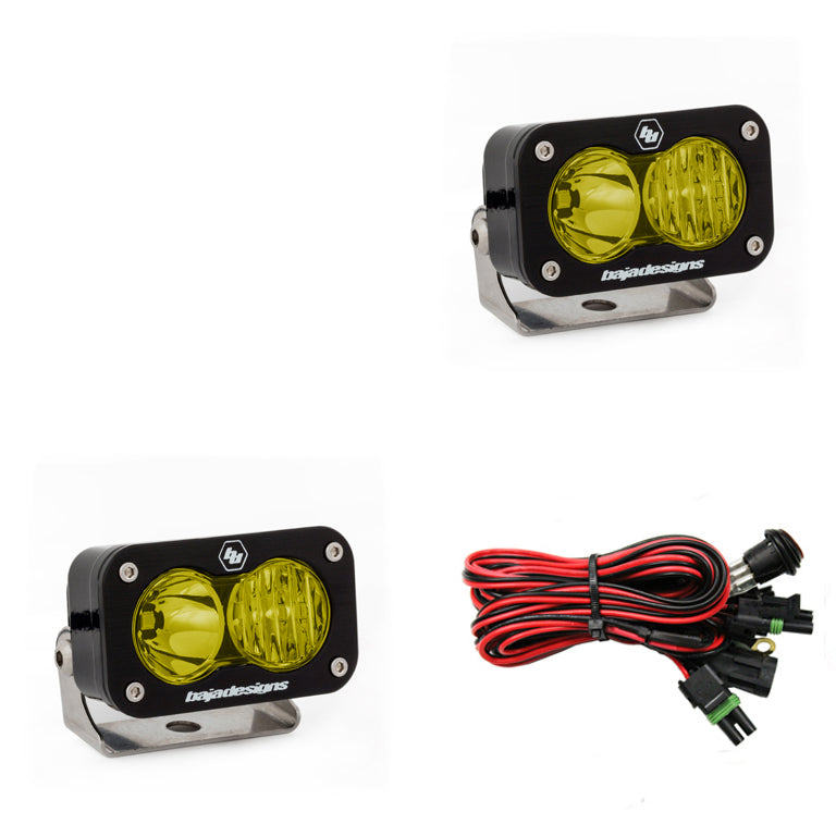 Baja Designs S2 Pro, Pair Driving/Combo, LED, Amber