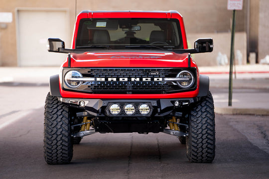 2021-2023 Bomber Bronco Front Bumper With Rigid Light Mounts