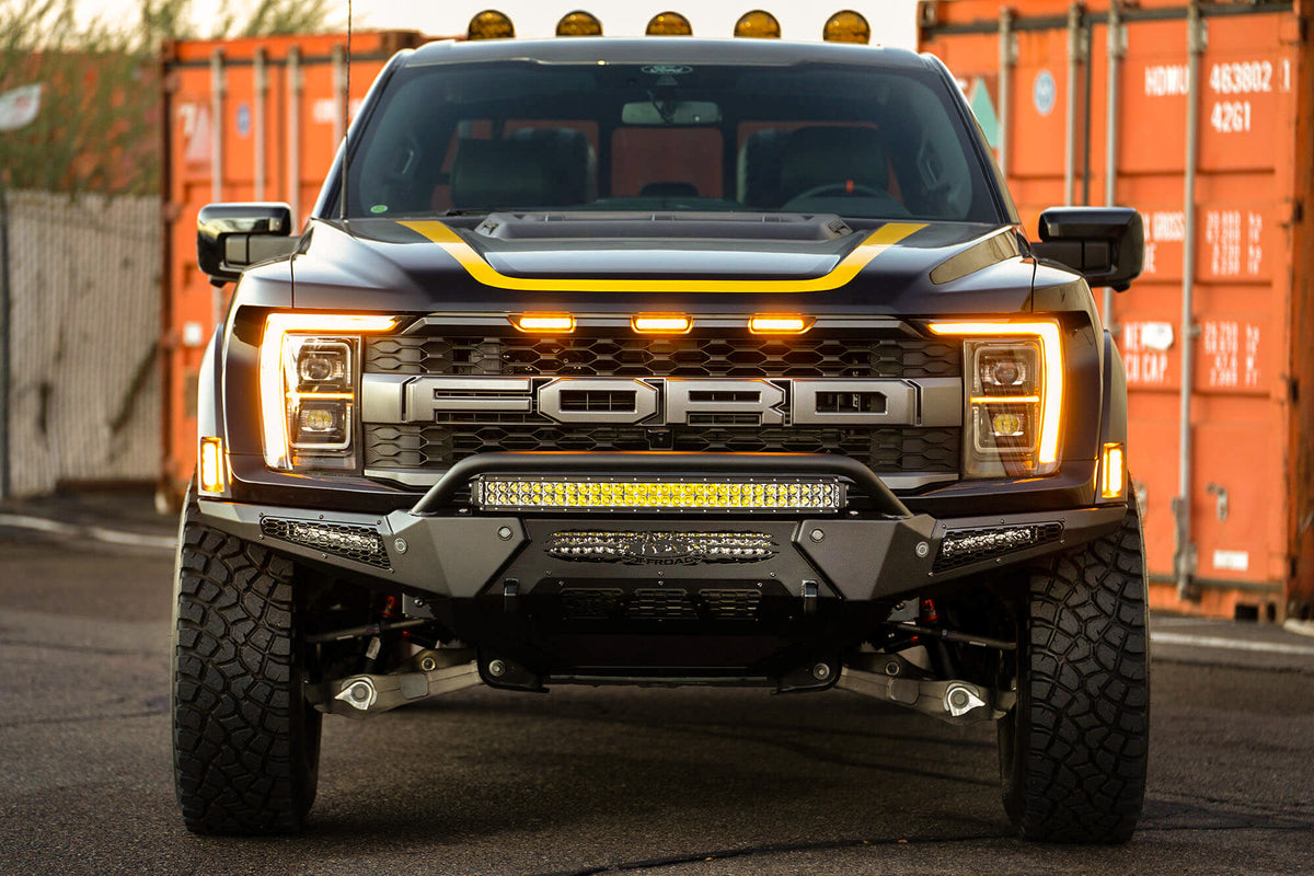 3rd Gen Ford Raptor/Raptor R Front Bumper | HoneyBadger Hoop