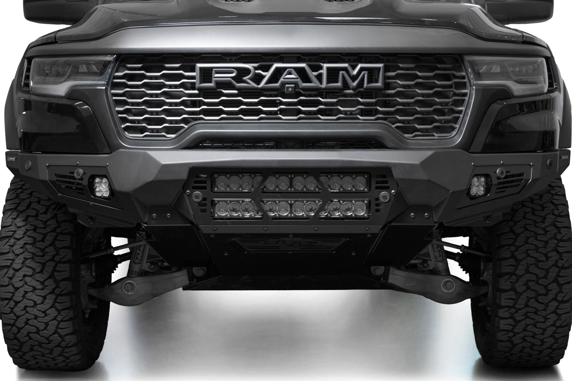 2025 Ram RHO Bomber Front Bumper (20 Inch Lights)