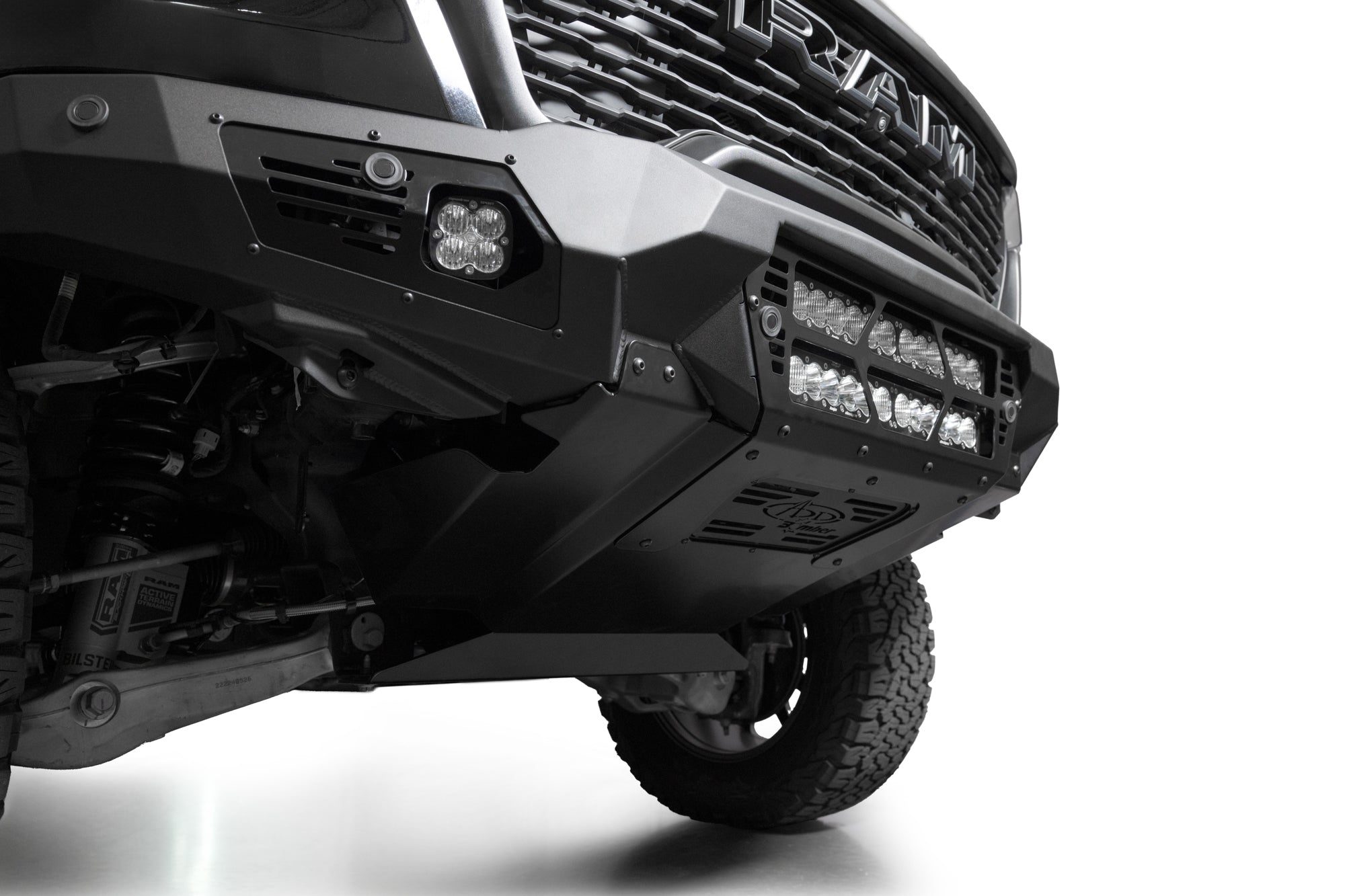 2025 Ram RHO Bomber Front Bumper (20 Inch Lights)