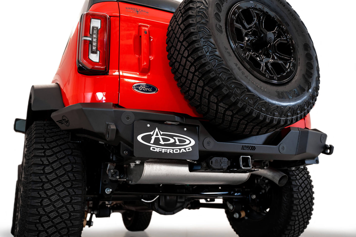 2021-2024 Bronco Rear Bumper | Rock Fighter | ADD Offroad