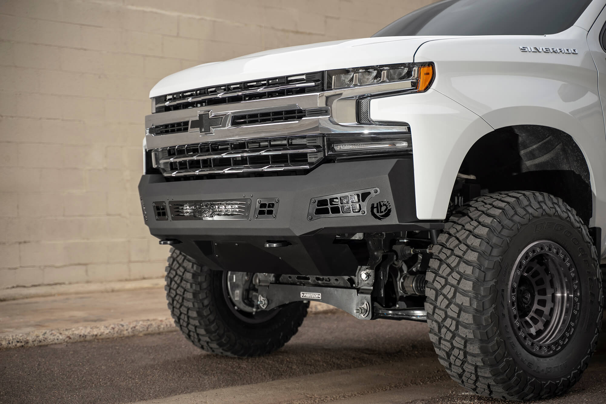 2019 - 2021 Chevy 1500 HoneyBadger Front Bumper - NO SENSORS