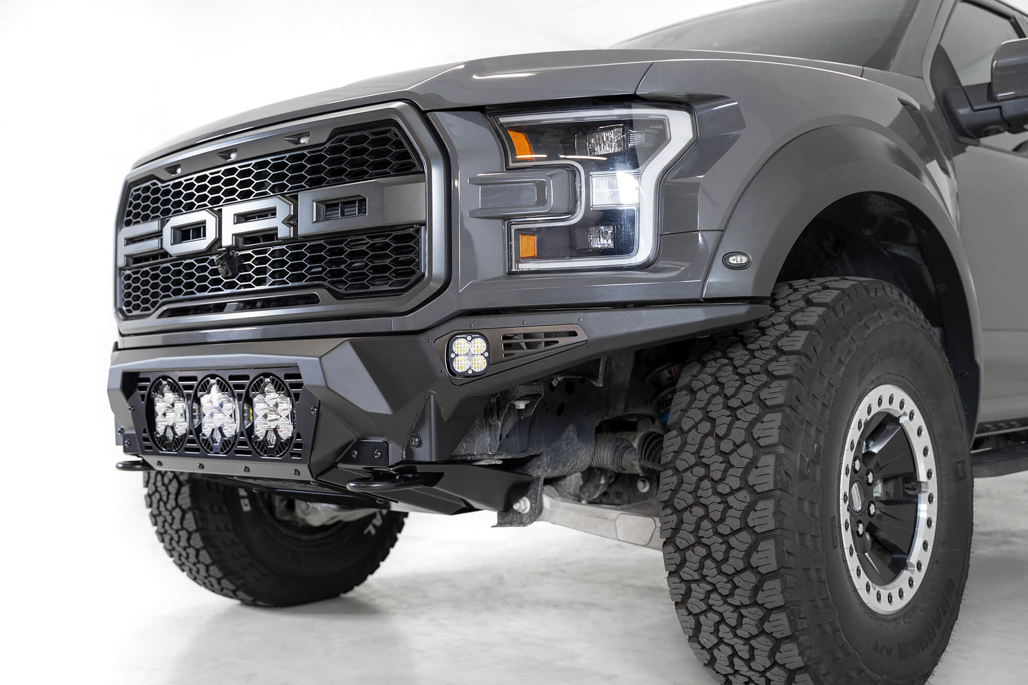 2017-2020 Ford Raptor Bomber Front Bumper (Baja Designs): Addictive ...