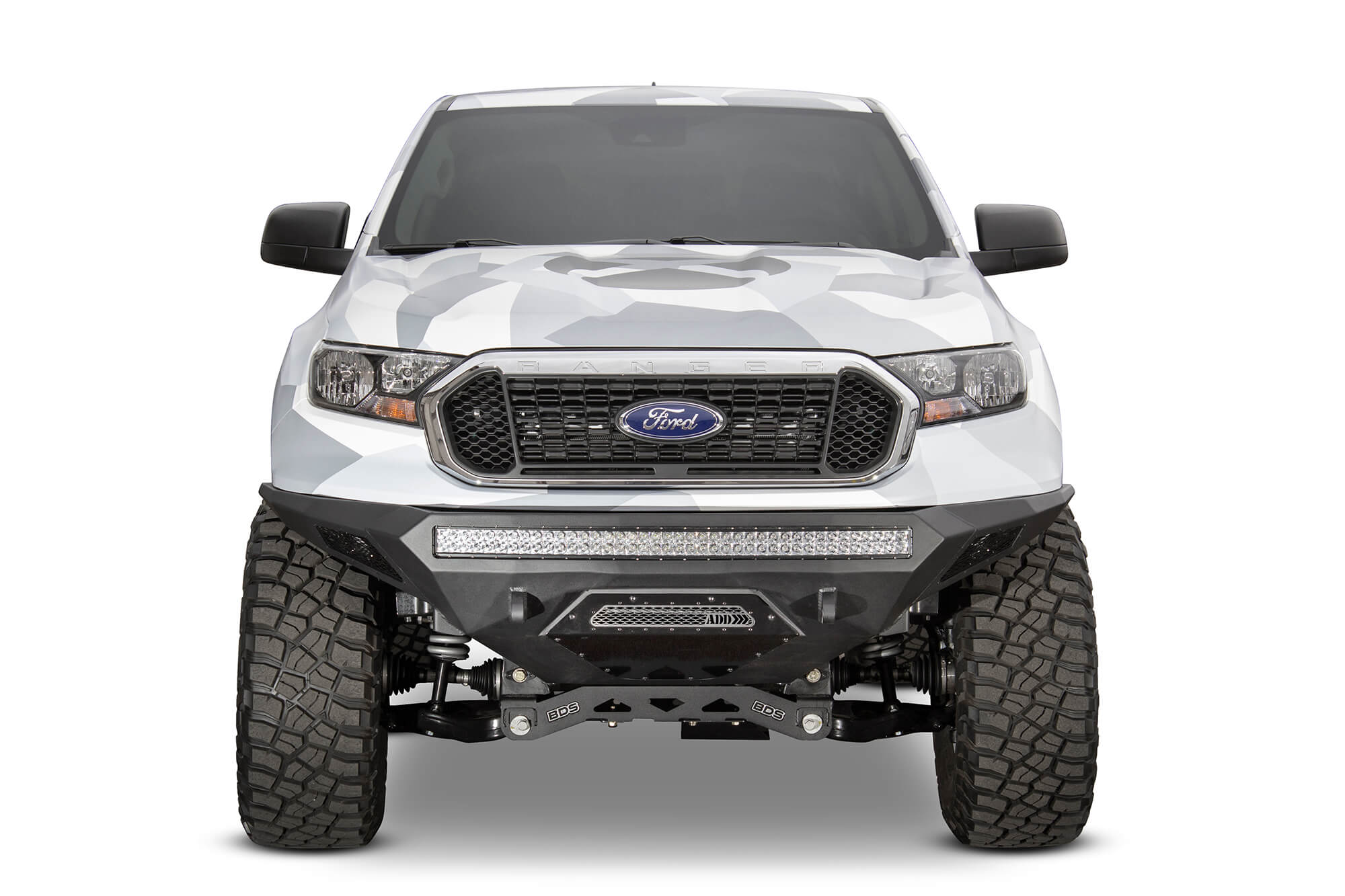 2019 - 2021 Ford Ranger Stealth Fighter Front Bumper NO SENSORS ...