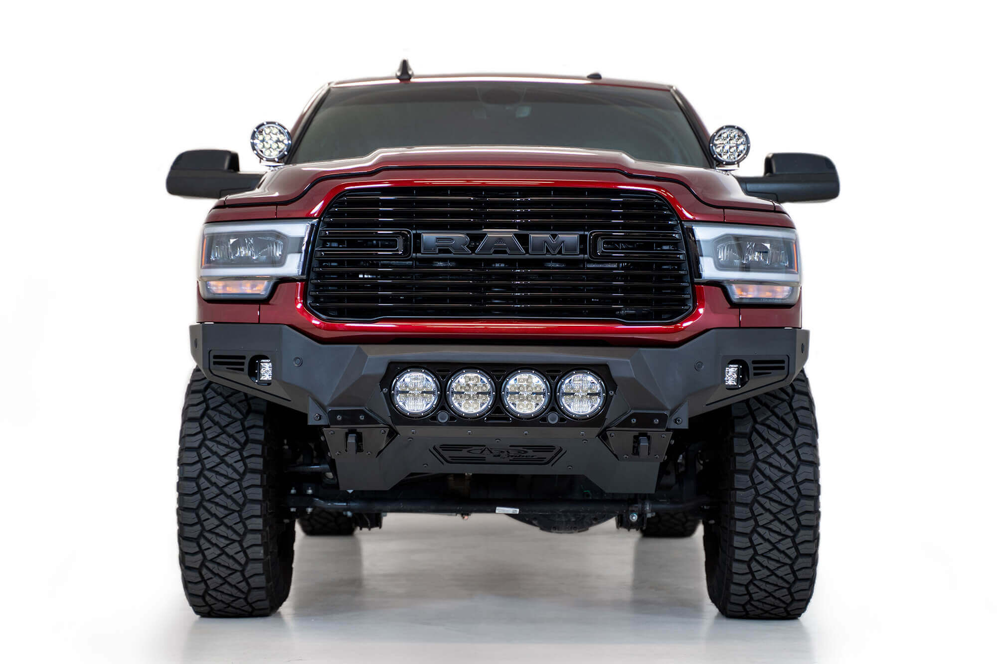 2019 - 2021 RAM 2500/3500 Bomber Front Bumper (RIGID): Addictive Desert ...